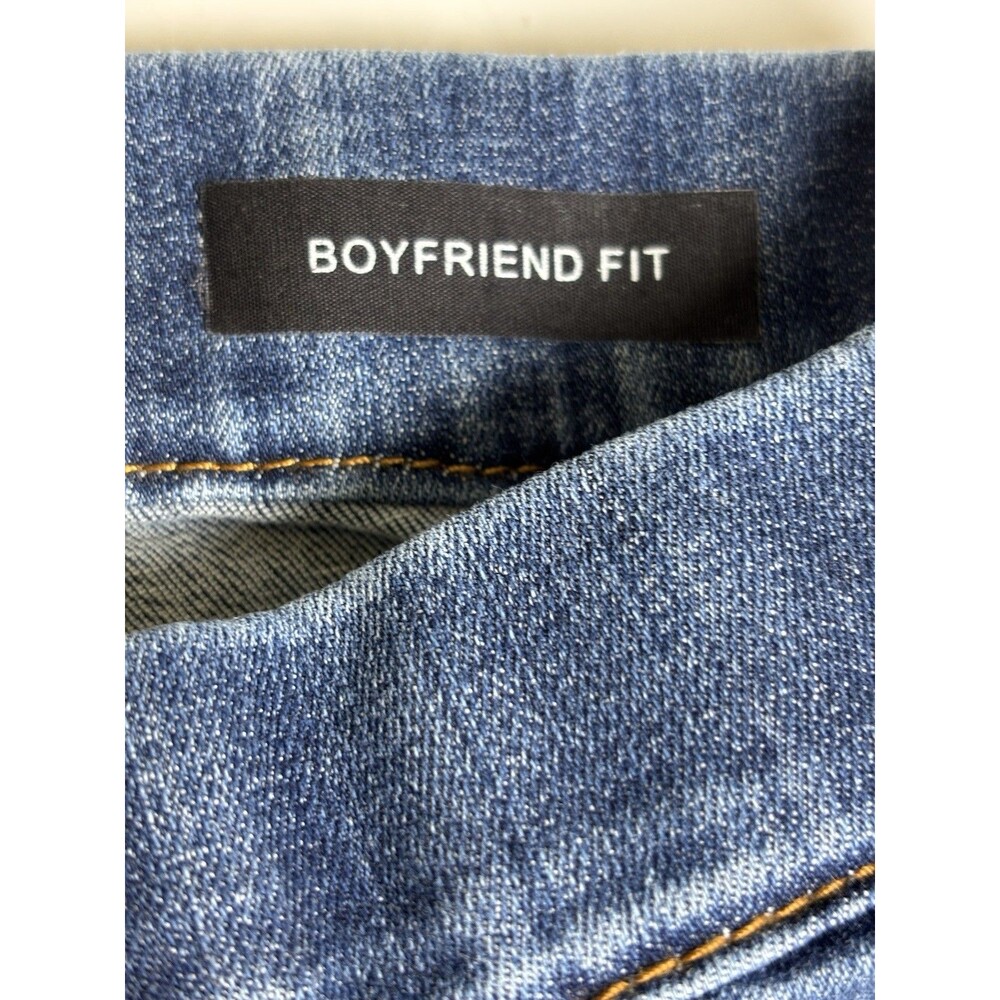 Judy Blue Boyfriend Fit Hi Elastic Waist Pull-on Cuffed Ankle Jeans SIZE 5NWOT - Picture 7 of 9